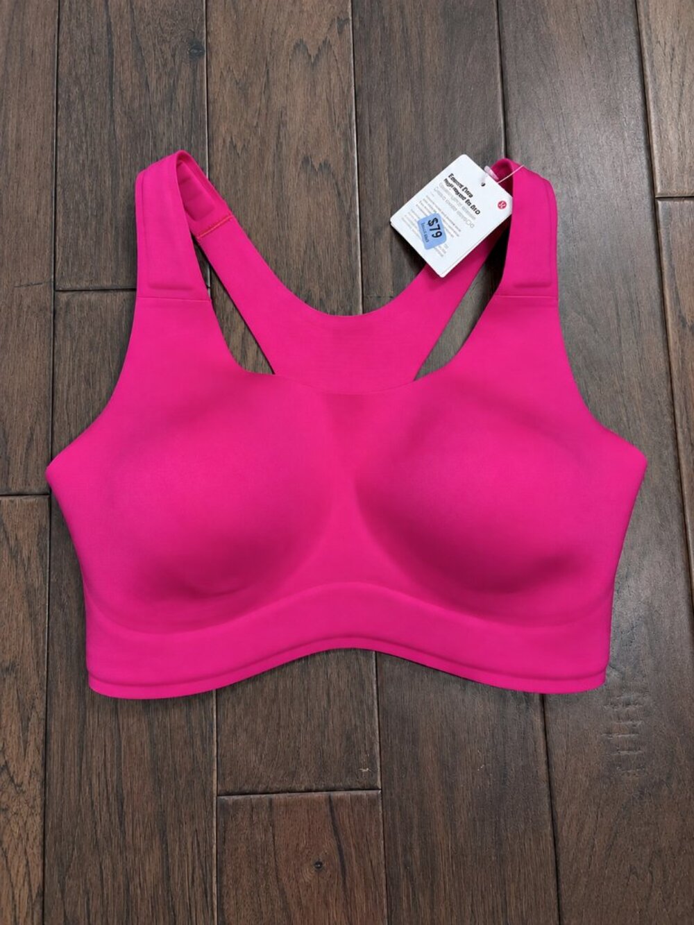 Lululemon NWT Go Further Bra with Support Code Technology Passionate